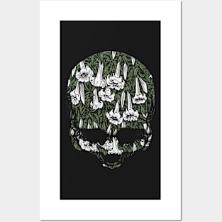 Brugmansia Skull Posters and Art